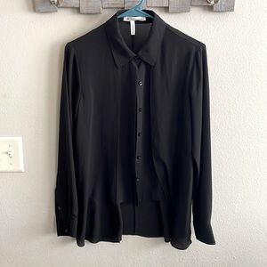 BCBG black button down